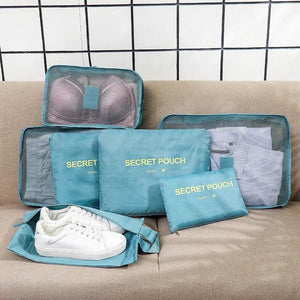 Set organizador de equipaje x 6 piezas