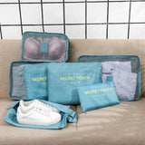 Set organizador de equipaje x 6 piezas