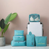 Set organizador de equipaje x 6 piezas