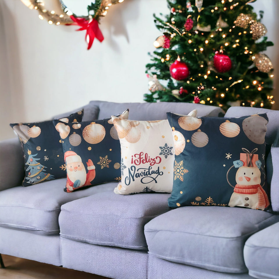 🎄 Set X 4 Cojines Navideños ✨