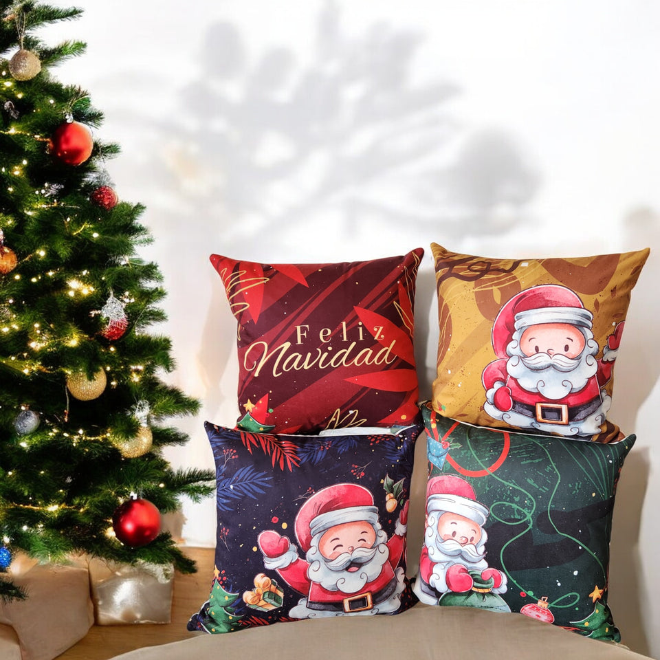 🎄 Set X 4 Cojines Navideños ✨