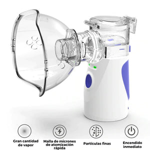 NEBULIZADOR PORTÁTIL RECARGABLE USB