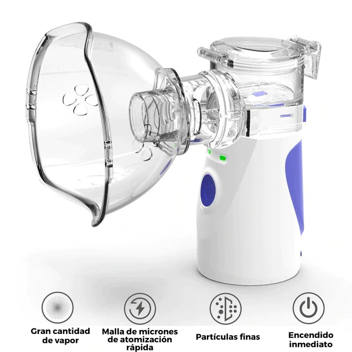 NEBULIZADOR PORTÁTIL RECARGABLE USB