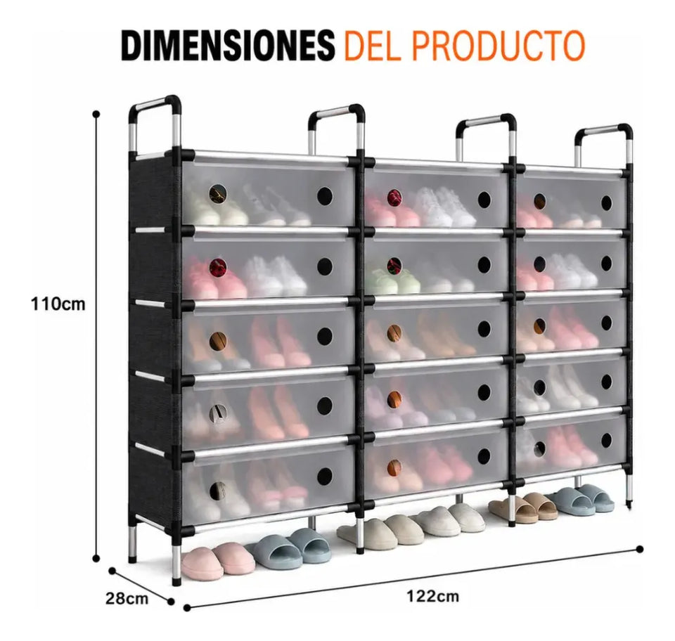 👟👠 ZAPATERO TRIPLE MODULAR DE ALTA CAPACIDAD *