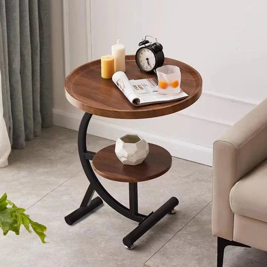 Mesa Auxiliar Moderna de Dos Niveles