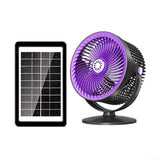🌬️☀️ VENTILADOR SOLAR PORTÁTIL RECARGABLE DE 5 VELOCIDADES