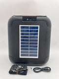 ☀️🔊 PARLANTE PORTÁTIL SOLAR WUF CON RADIO Y CORREA