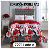 EDREDON DOBLE FAZ NAVIDAD