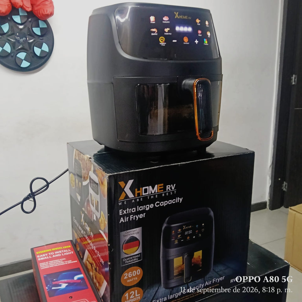 🍟🔥 FREIDORA DE AIRE XHOME RV 12L – 2600W *