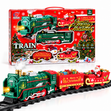 🚂🎄 TREN NAVIDEÑO ELÉCTRICO A VAPOR DE 22 PIEZAS *