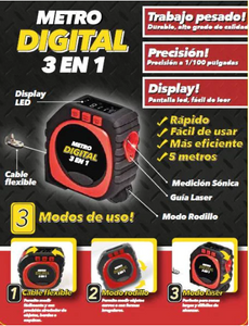 Metro digital 3 en 1