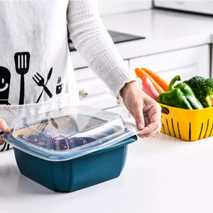 SET DE 3 CESTAS DE CONSERVACION FRUTAS Y VERDURAS