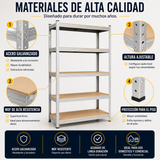 Estante Organizador Metálico de 5 Niveles