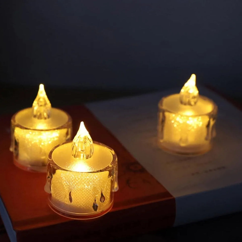 VELAS LED NAVIDAD X 24 UNIDADES