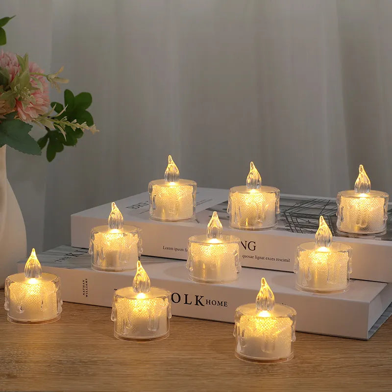 VELAS LED NAVIDAD X 24 UNIDADES