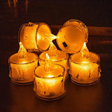 VELAS LED NAVIDAD X 24 UNIDADES