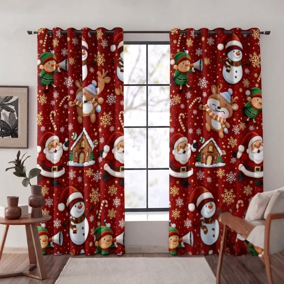 🎄 CORTINA ANTILUZ NAVIDEÑA 🎄