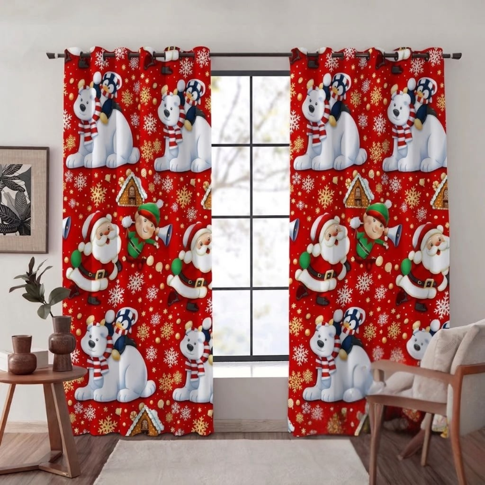 🎄 CORTINA ANTILUZ NAVIDEÑA 🎄