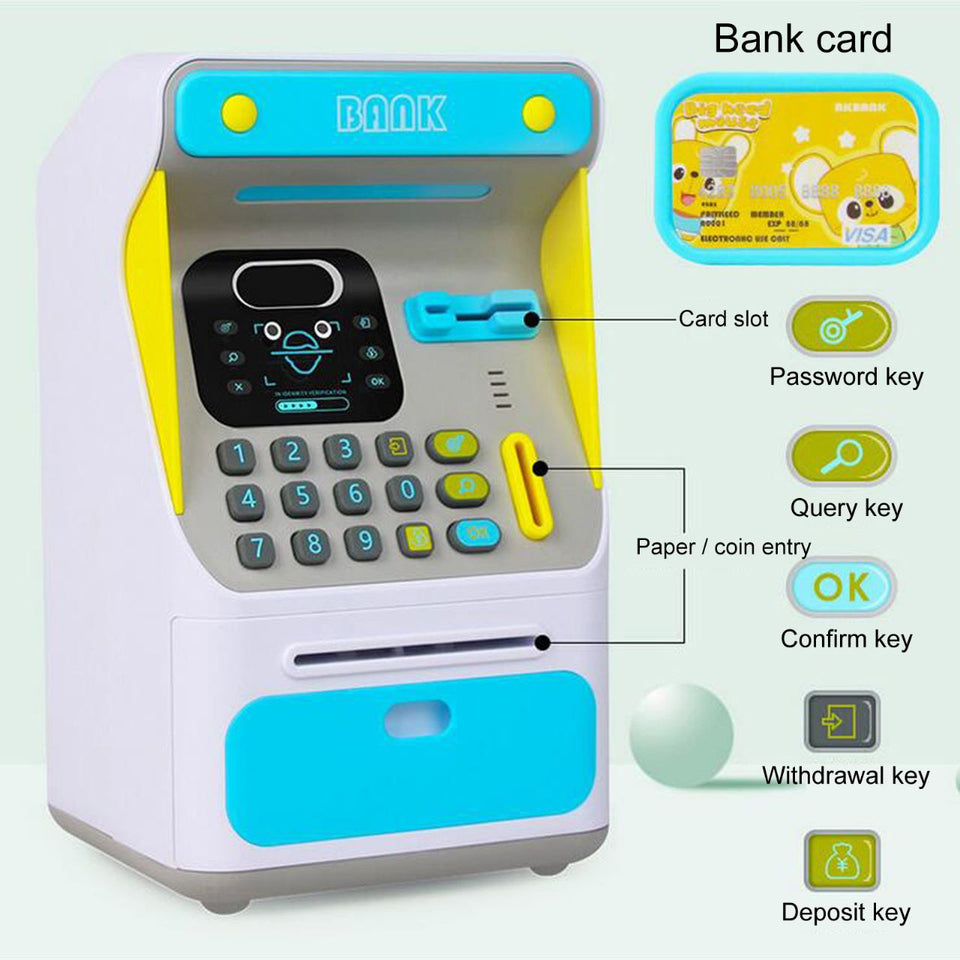 ALCANCIA CAJERO AUTOMATICO ELECTRONICO