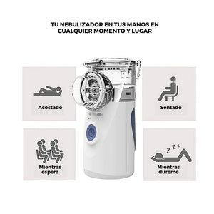 NEBULIZADOR PORTÁTIL RECARGABLE USB