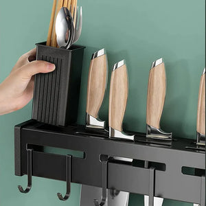 Organizador utensilios de cocina en pared