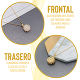 Collar girasol giratorio