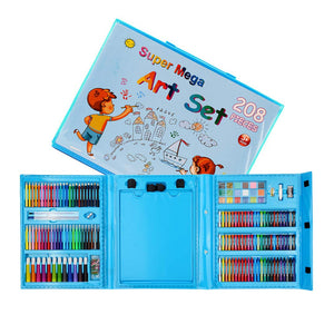 Mega set de arte de 208 piezas