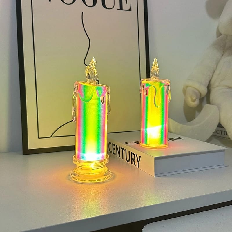 VELAS LED X 3 UNIDADES - DECORATIVAS