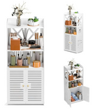 🗄️✨ ORGANIZADOR GABINETE DE 4 NIVELES CON 2 PUERTAS