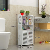 🗄️✨ ORGANIZADOR GABINETE DE 4 NIVELES CON 2 PUERTAS