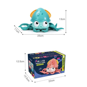 Pulpo Camina En Agua Y Tierra