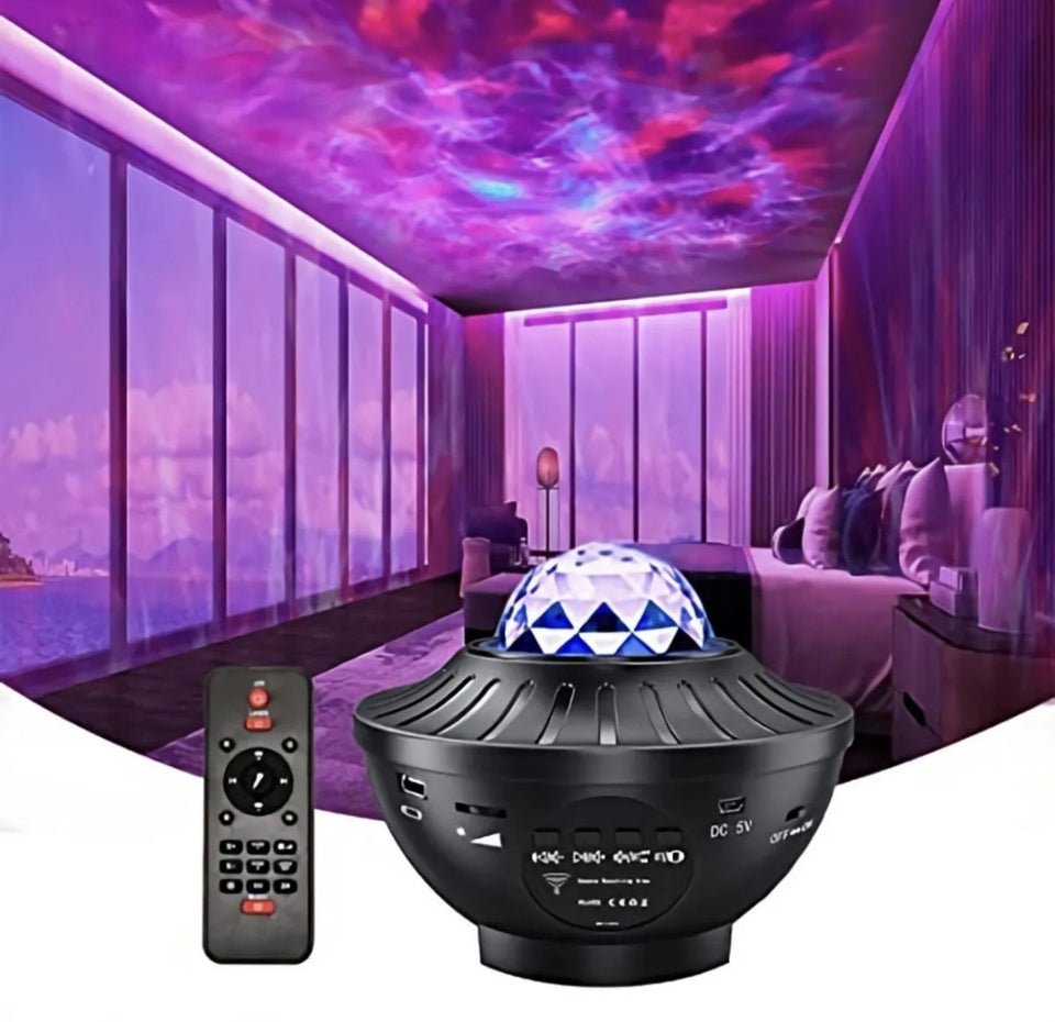 Lampara proyector de galaxia