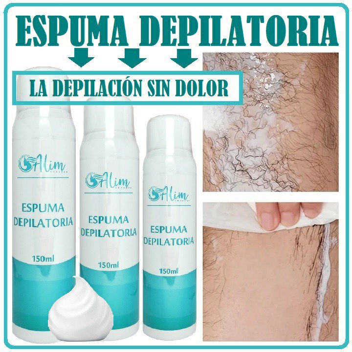 Espuma depilatoria