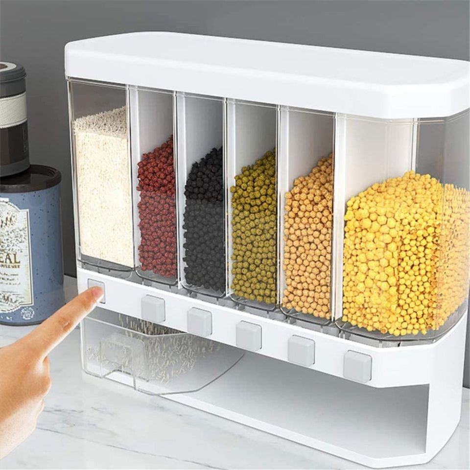 Dispensador de granos 5 en 1