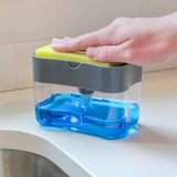 Dispensador De Jabón Con Soporte De Esponja