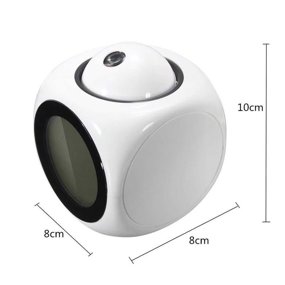 Reloj Despertador Proyector Cubo