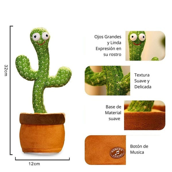 Cactus Bailarín Repite Lo Que Escucha