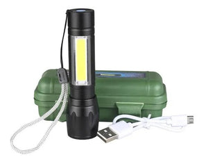 Linterna táctica led recargable