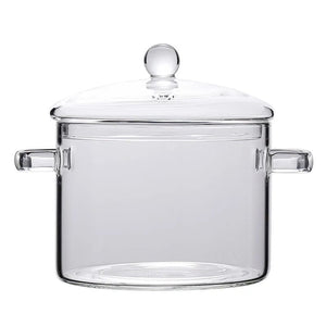 Olla de vidrio para altas temperaturas