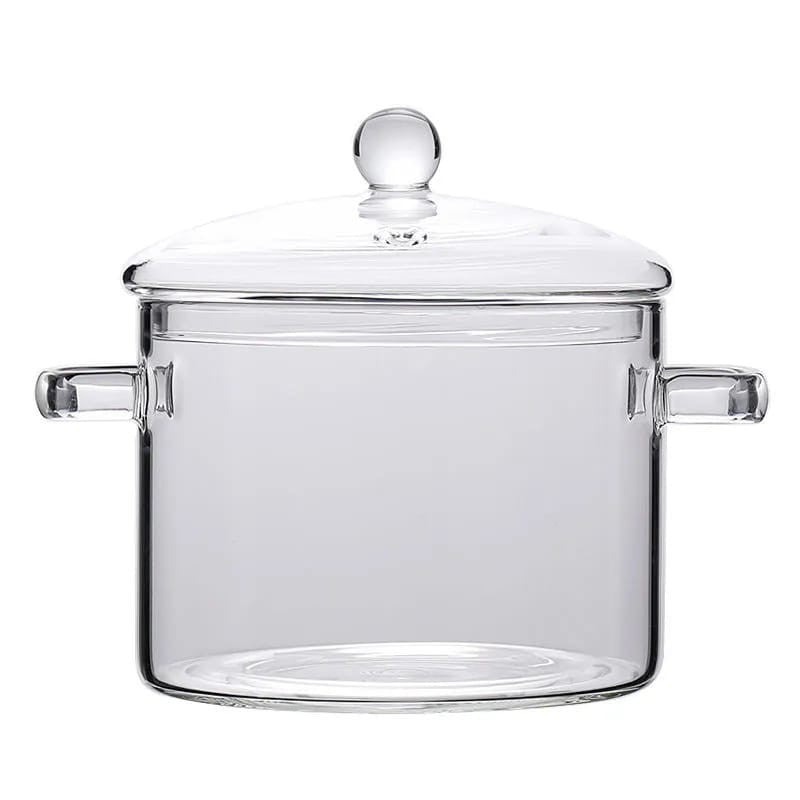 Olla de vidrio para altas temperaturas
