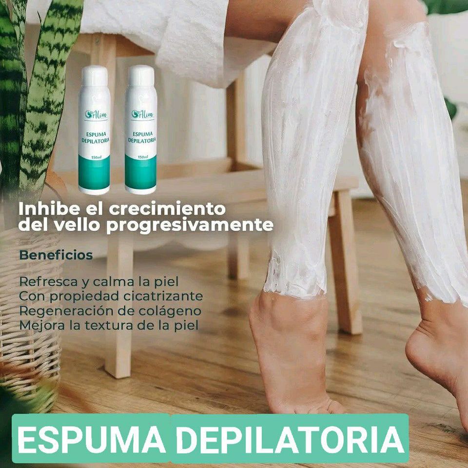 Espuma depilatoria