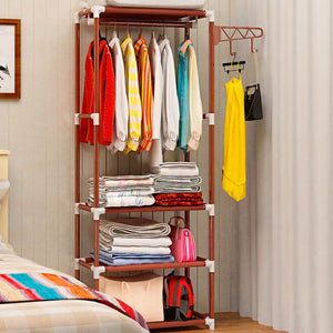 Closet con ganchos